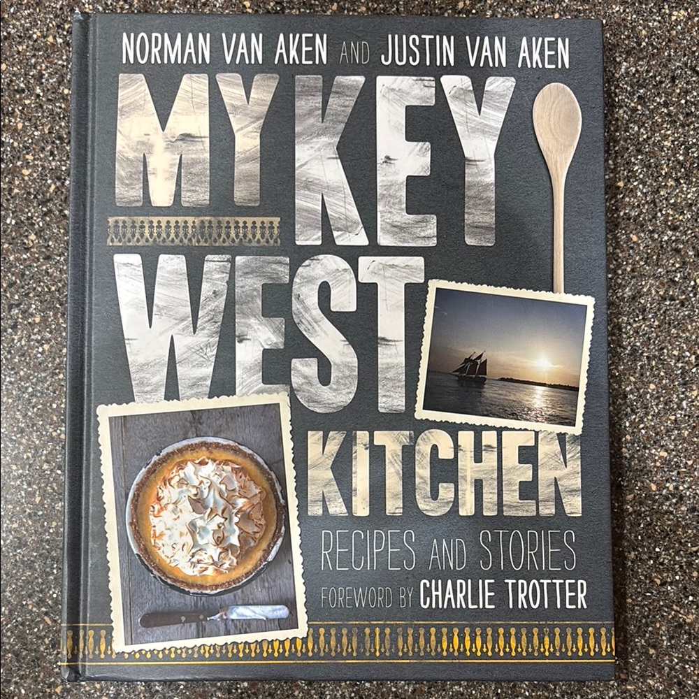 Black and Gray Kitchen Cookbook